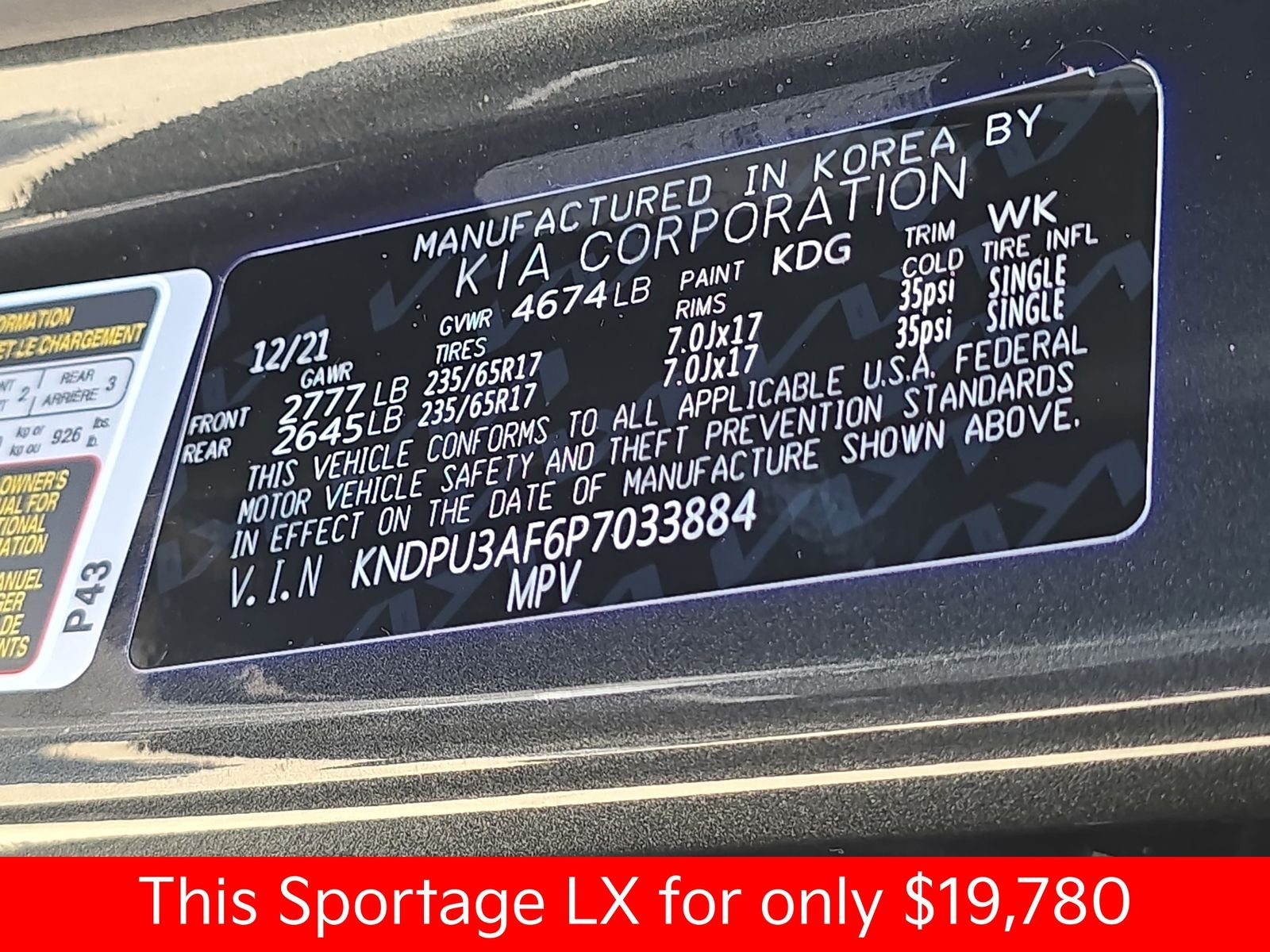2023 Kia Sportage LX