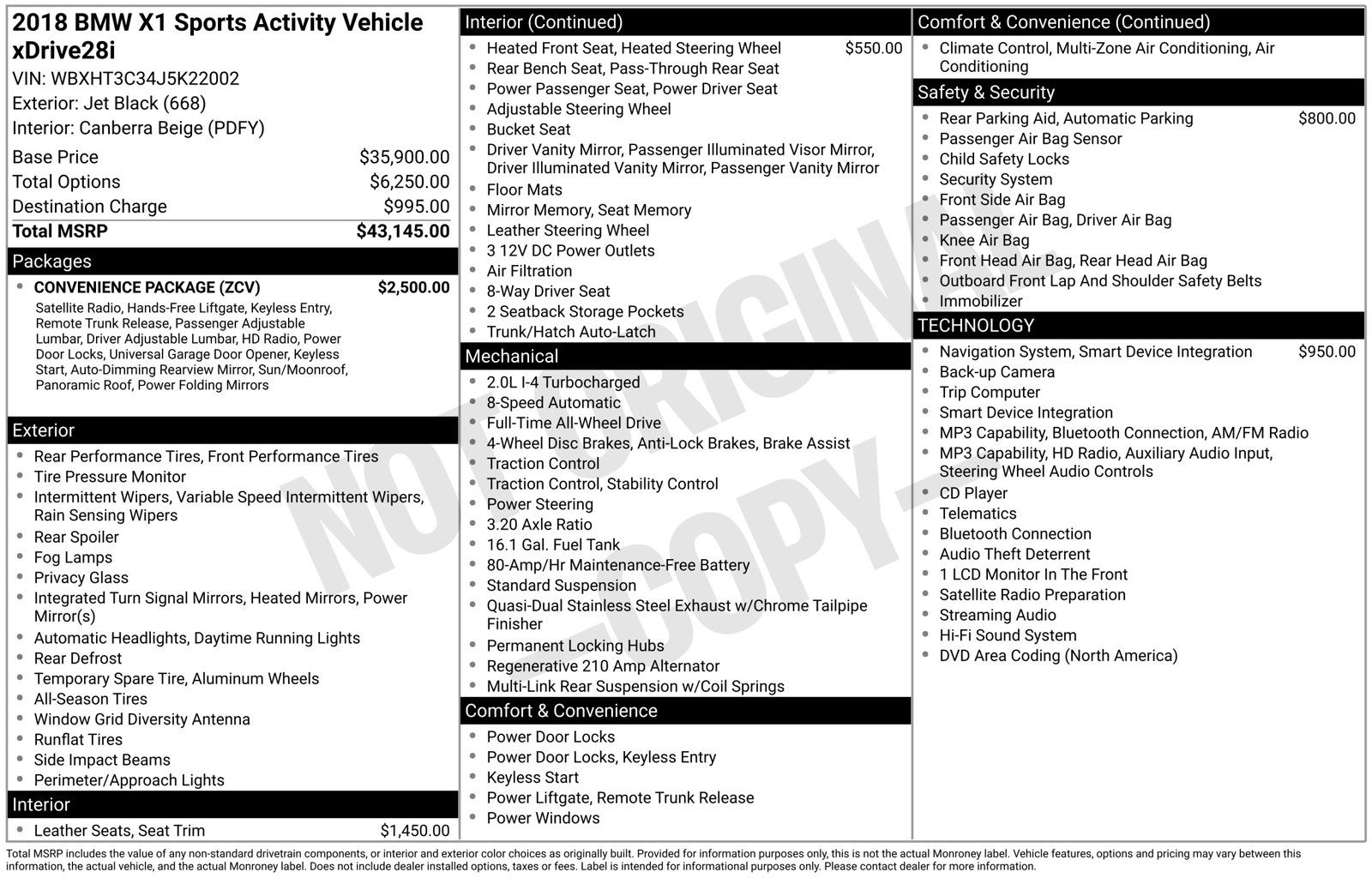 2018 BMW X1 xDrive28i