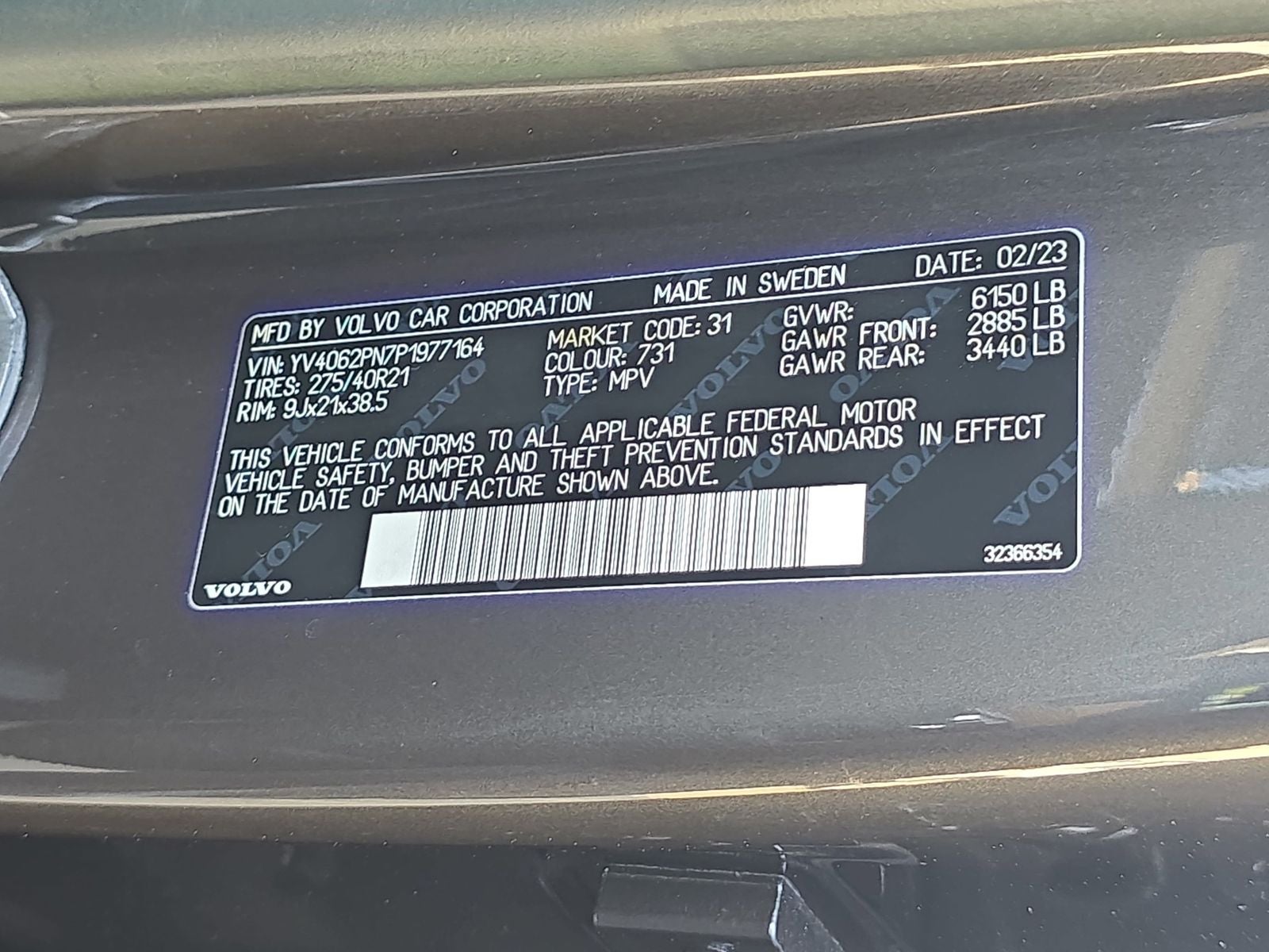 2023 Volvo XC90 B6 Plus 7-Seater