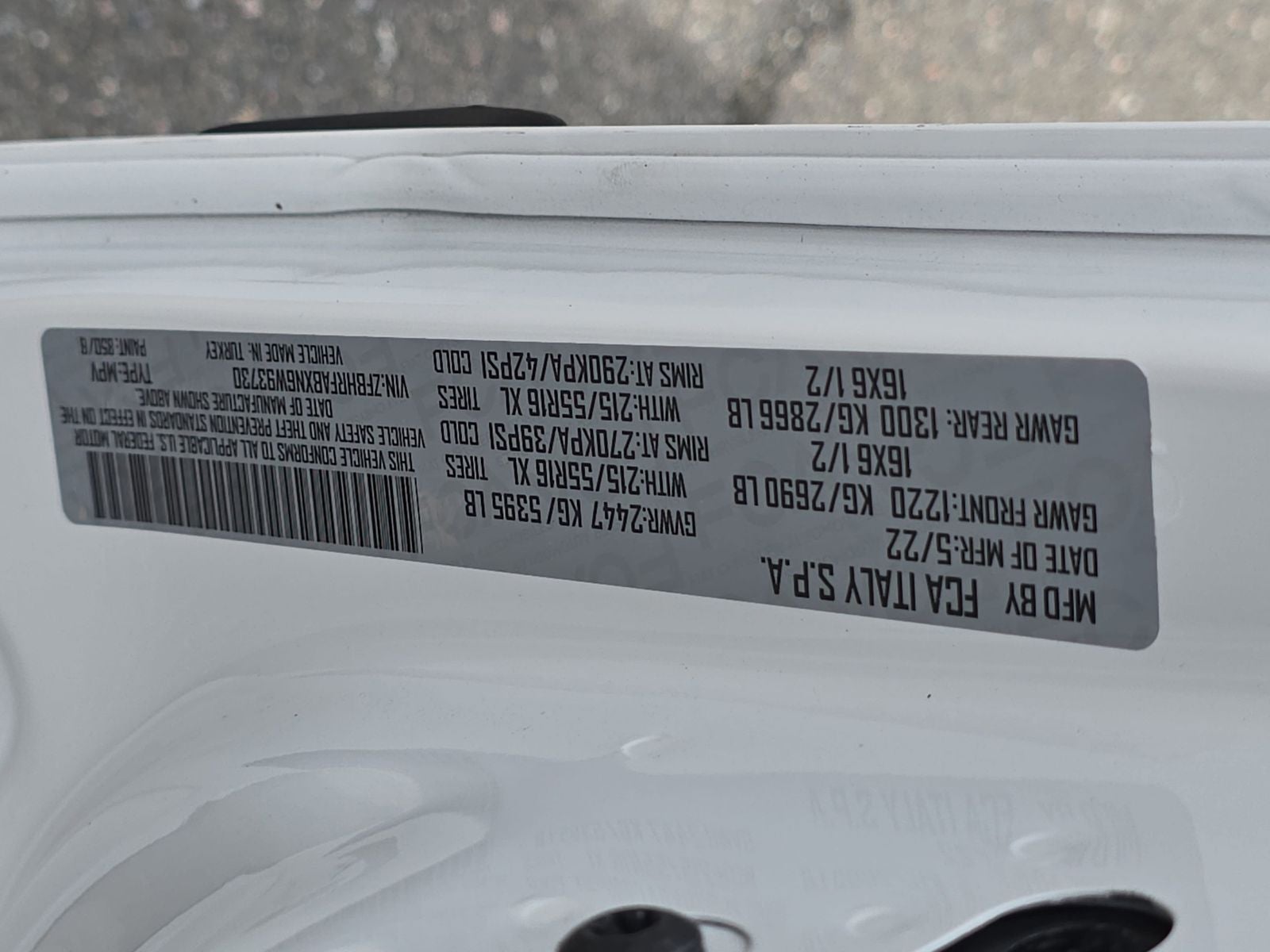 2022 RAM ProMaster City Base