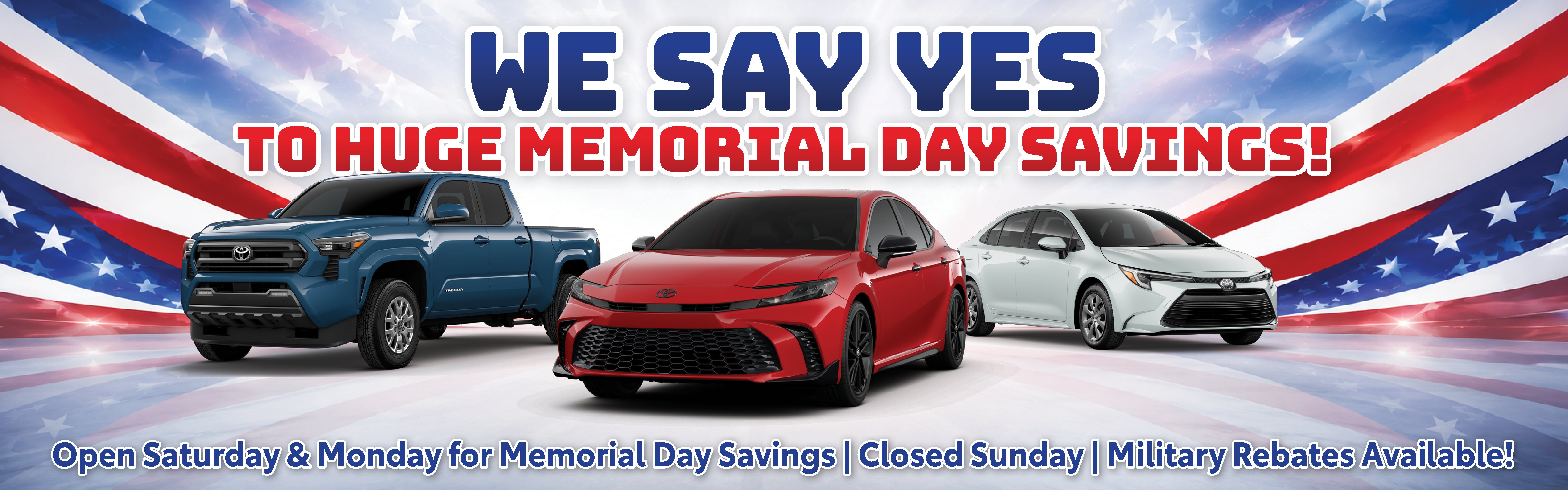 Memorial Day Savings Event