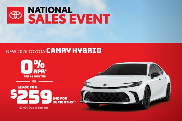 New 2026 Toyota Camry Hybrid