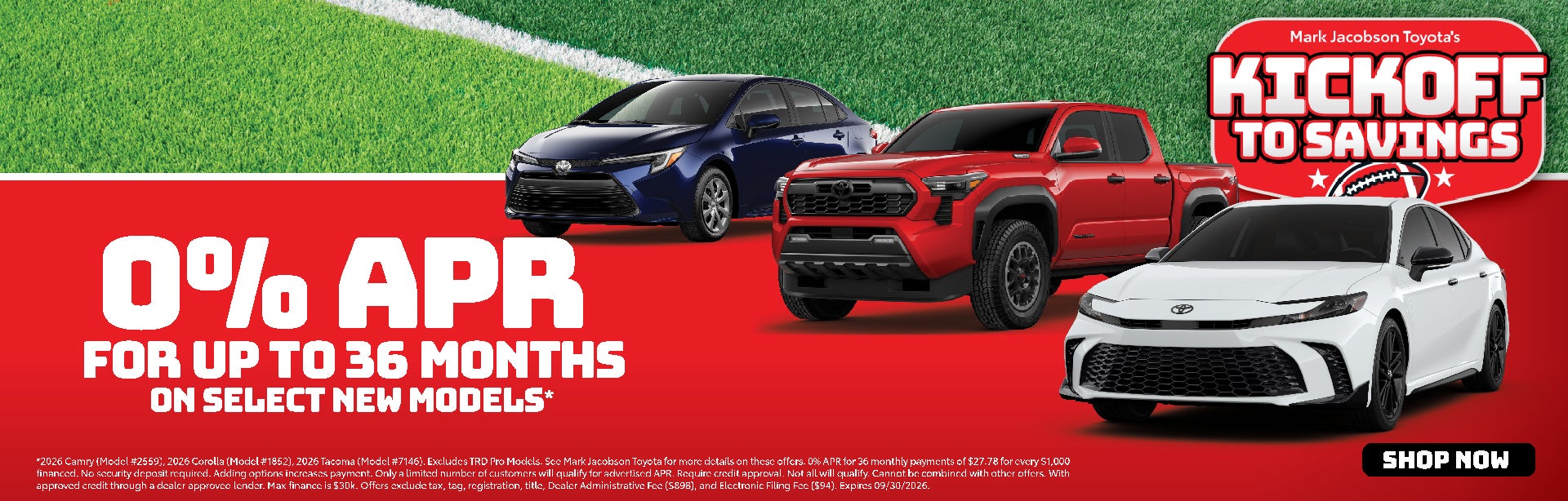 0% APR Financing