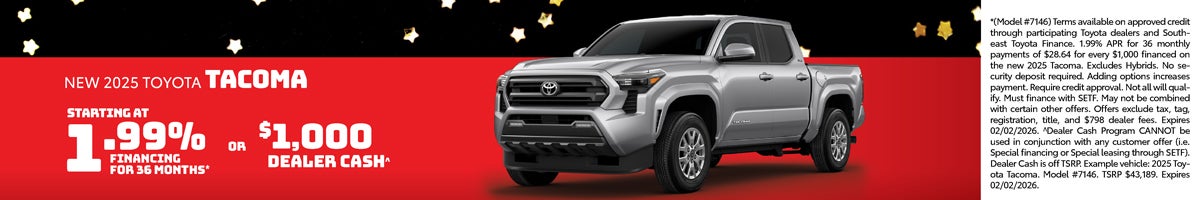 New 2025 Toyota Tacoma