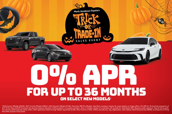 0% APR for 36 Months